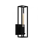 Applique murale Quoizel Lighting LGN8605MBK Leighton 1-Lumière 100W Noir mat
