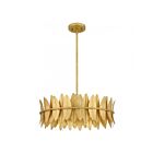 Quoizel Lighting  LIZ2820GFL Liza 4-Lumières 240W Feuille d'or Suspendu