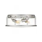 Plafonnier Quoizel Lighting LUD1613BN Ludlow 120W 3-Lumières Nickel brossé