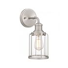 Applique murale Quoizel Lighting LUD8605BN Ludlow 100W 1-Lumière Nickel brossé