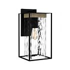 Lanterne d'extérieur Quoizel Lighting LWD8408MBK Longwood 1-Lumière 100W Noir mat