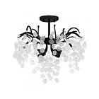 Quoizel Lighting MAP1720EK Maple 4-Lumières 240W Noir de terre Plafonnier semi-encastré