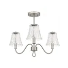 Quoizel Lighting MCK1722BN McKinney 180W Nickel brossé Monture semi-affleurante