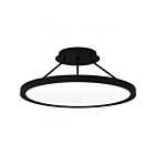 Plafonnier semi encastré Quoizel Lighting OST1820EK Outskirts 30W Noir de terre