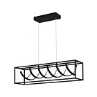 Lustre d'île Amaranth Quoizel Lighting PCARN132MBK 36W Noir mat