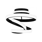 Plafonnier semi encastré Quoizel Lighting PCAVI1713MBK Aviva 26W Noir mat