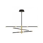 Lustre d'île Azalea Quoizel Lighting PCAZA340MBK 28W Noir mat