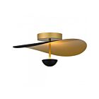 Quoizel Lighting PCAZR1718MBK Azure Noir mat Plafonnier semi-encastré