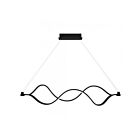 Éclairage pour îlot Quoizel Lighting Bleecker PCBLR138MBK 42W Noir mat