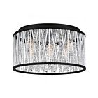 Plafonnier Celeste Quoizel Lighting PCCET1616MBK 300W 5 Lumières Noir mat