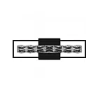 Quoizel Lighting PCDZ8524MBK Dazzle 21W Noir mat Lampe de bain