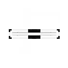 Quoizel Lighting PCEIA8524MBK Elias Noir mat Lampe de bain