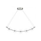 Lustre d'île Enzo Quoizel Lighting PCENZ138BN 30W Nickel brossé