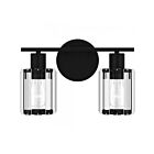Luminaire de vanité à Isla Quoizel Lighting PCILA8612MBK 2-Lumières 200W Noir mat