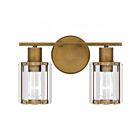 Vanité Isla Quoizel Lighting Pcila8612Ws 200W 2-Lumières Laiton Patiné