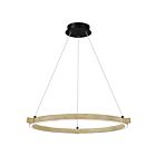 Suspendu Quoizel Lighting Soma PCSMA2827WA 23W noyer blanchi