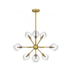 Quoizel Lighting PCSVD5034BRG Salvador 9-Lumières 360W Or brossé Lustre