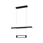 Lustre d'île Sylvanus Quoizel Lighting PCSYL138MBK 40W Noir mat