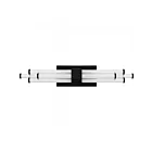 Quoizel Lighting PCTAL8624MBK Talbott 18W Chrome poli Lampe de bain