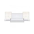 Luminaire de vanité à LED Zola Quoizel Lighting PCZOL8612C 13W Chrome poli