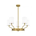 Chandelier Parkington Quoizel Lighting PKN5025AB 560W 5 lumières Laiton vieilli