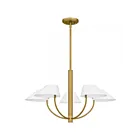 Quoizel Lighting PNY5028BRG Penley 5-Lumières 200W Or brossé Lustre