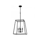 Suspendu Prescott Quoizel Lighting PRC2818MBK 240W 4-Lumières Noir mat