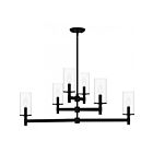 Éclairage pour îlot Quoizel Lighting Quoizel Chandelier QCH5578MBK 360W Noir mat