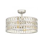 Ventilateur de plafond 22.5" Quoizel Lighting Coffman QFA4046PK 32W Nickel poli