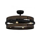 Ventilateur de plafond 23.75" Quoizel Lighting Moyer QFA5615MBK 32W Noir mat