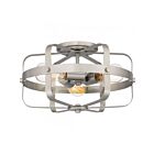 Plafonniers Quoizel Lighting QFL5592BN 3-Lumières 225W Nickel brossé