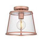 Plafonnier semi encastré Quoizel Lighting QFL5612MRG Labrant 1-Lumière 100W Or Rose Mat