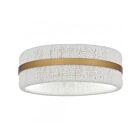 Quoizel Lighting QFL6220BRG Maeve 2-Lumières 50W Or brossé Plafonnier semi-encastré