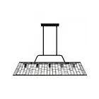 Quoizel Lighting QLC6176MBK Rainier 5-Lumières 500W Noir mat Lustre