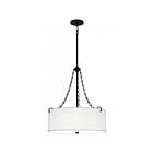 Suspendu Quoizel Oversized Pendant Quoizel Lighting QOP5606MBK 400W 4 lumières Noir mat