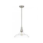 Suspendu Quoizel Lighting QP5568BN 1-Lumières 100W Nickel brossé