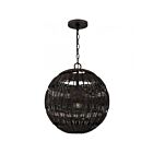 Suspendu Lindendale Quoizel Lighting QP5571WT 100W 1-Lumière Bronze occidental