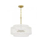 Quoizel Lighting QP6161BRG Teton 5-Lumières 100W Or brossé Suspendu