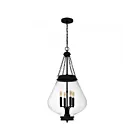Quoizel Lighting QP6803MBK Wallace 4-Lumières 240W Suspendu