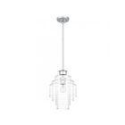 Mini suspendu Driscoll Quoizel Lighting QPP6186C 100W 1 Lumière Chrome poli