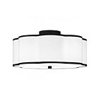 Plafonnier semi encastré Mabry Quoizel Lighting QSF6179MBK 240W 4 Lumières Noir mat