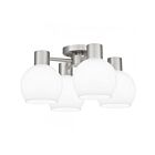 Plafonnier semi encastré Donahue Quoizel Lighting QSF6199BN 400W 4 Lumières Nickel brossé