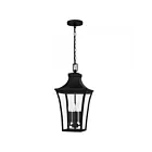 Quoizel Lighting QTN1910EK Quentin 4-Lumières 240W Noir de terre Lanterne suspendue d'extérieur