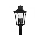 Quoizel Lighting QTN9010EK Quentin 4-Lumières 240W Noir de terre Lanterne d'extérieur