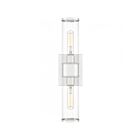 Applique murale Quoizel Lighting QW16128PK Quoizel Wood 200W 2-Lumières Nickel poli