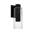 Quoizel Lighting SAW8005MBK Sawyer 1-Lumière 5W Noir mat Lanterne murale extérieure