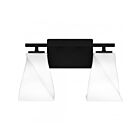 Quoizel Lighting Stetson STS8615MBK 2-Lumières Noir mat 200W Luminaire de vanité