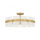 Quoizel Lighting SWE1730SGD Sweeney 360W Or doux Monture semi-affleurante