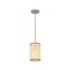 Mini suspendu Syrah Quoizel Lighting SYA1506BN 100W 1 lumière Nickel brossé