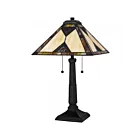 Quoizel Lighting Aiden TF6816MBK 150W Noir mat Lampe à poser